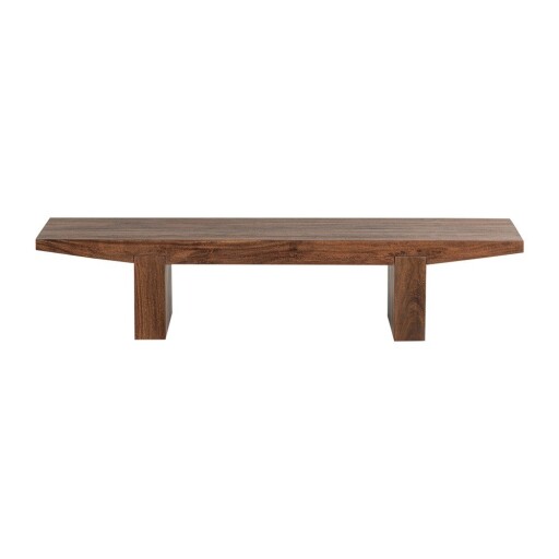Măsuță de cafea în culoare naturală închisă din lemn de acacia 48x152 cm Eron – WOOOD