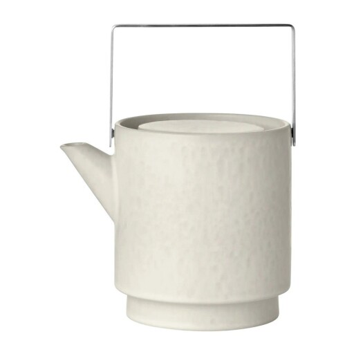 Ceainic crem cu filtru din gresie ceramică 1 l Makoto – Blomus