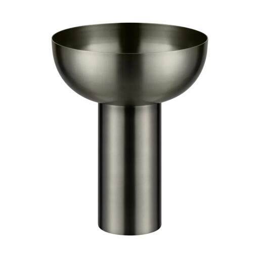 Vază gri din oțel inoxidabil (înălțime 21 cm) Miyabi – Blomus