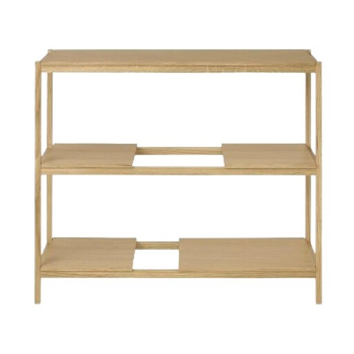 Etajeră în culoare naturală cu aspect de lemn de stejar 105x92x40 cm Sukoya – Blomus