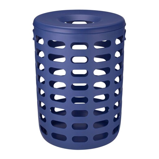 Coș de rufe albastru din plastic Korie – Blomus