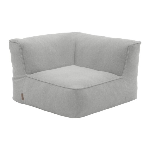 Modul de canapea de grădină gri deschis cu tapițerie din țesătură bouclé (cu colț variabil) Grow – Blomus