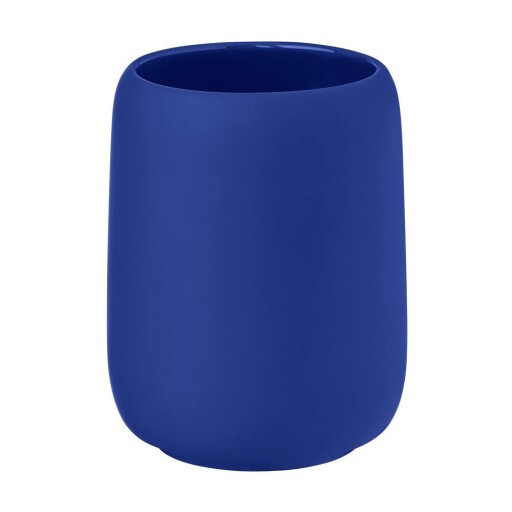 Suport pentru periuța de dinți albastru din ceramică Sono – Blomus
