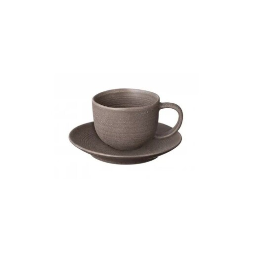 Cești maro închis 2 buc. din ceramică 190 ml Kumi – Blomus