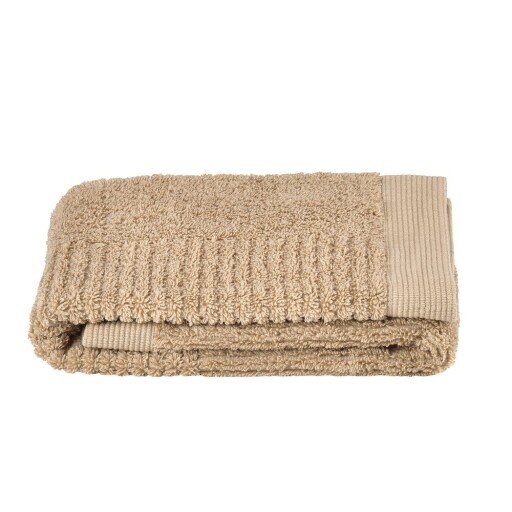 Prosop bej din bumbac din frotir 50x70 cm Classic – Zone