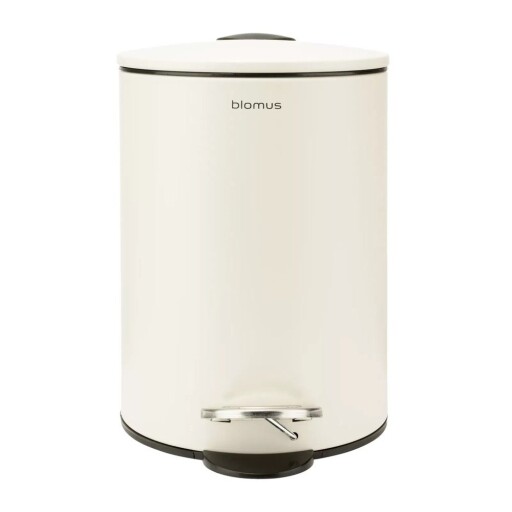 Coș de gunoi crem cu pedală din oțel 3 l Tubo – Blomus