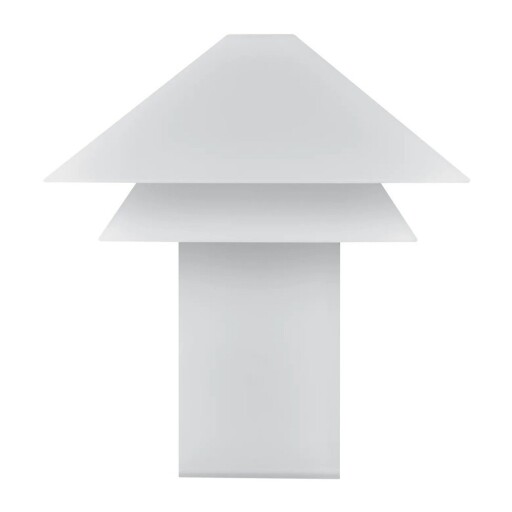 Veioză albă LED cu intensitate reglabilă cu abajur din metal (înălțime 33,5 cm) Sanaka – Blomus
