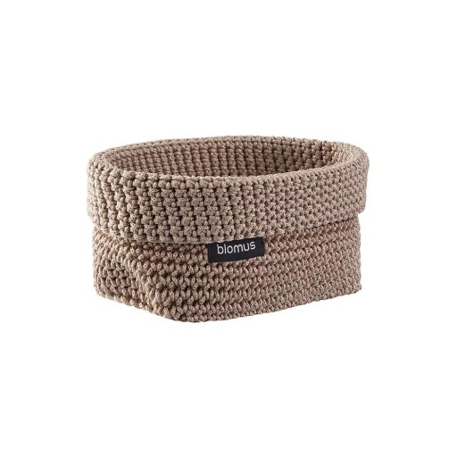 Coș de depozitare pentru baie din material textil 15x10x9 cm Tela M – Blomus