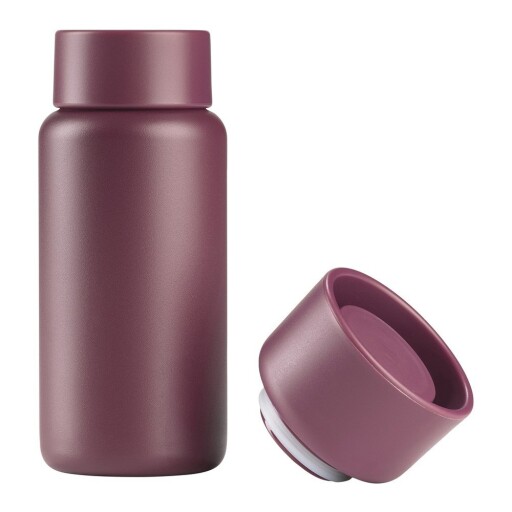 Cană termos burgundy din oțel inoxidabil 400 ml Singles – Zone