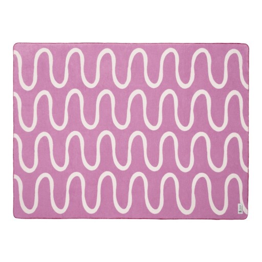Pătură roz 150x200 cm Swirl – noo.ma