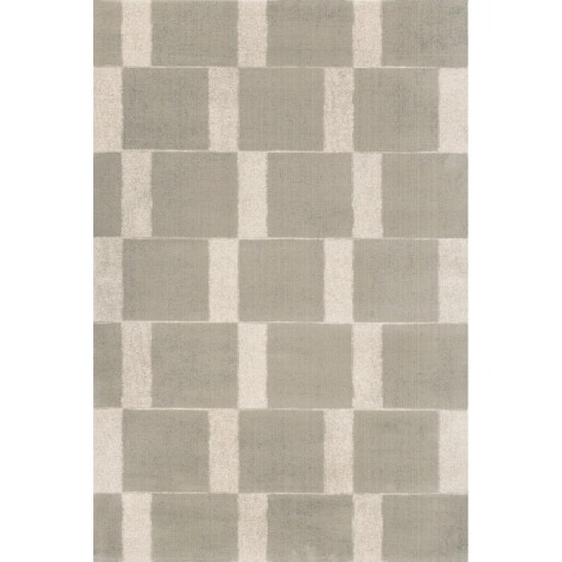 Covor grej din lână 133x190 cm Agnus Pavement – Agnella