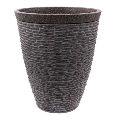 Ghiveci din plastic reciclat ø 38 cm – Dakls