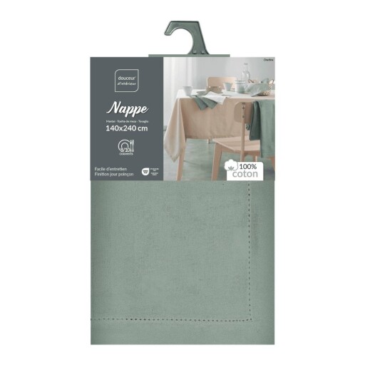 Față de masă potrivit pentru spălare automată din bumbac 140x240 cm Charline – douceur d'intérieur