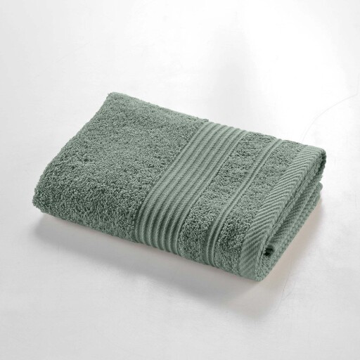 Prosop verde salvie din bumbac din frotir 50x90 cm Tendresse – douceur d'intérieur