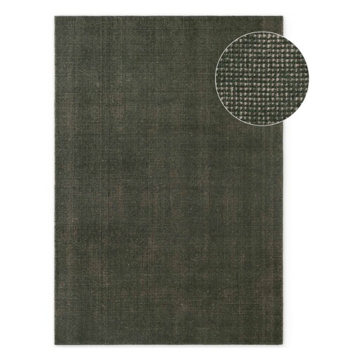 Covor verde închis țesut manual din lână 160x230 cm Greenwich – Ted Baker