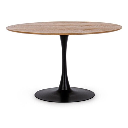 Masă de dining rotundă din metal ø 120 cm Bloom – Yes Everyday