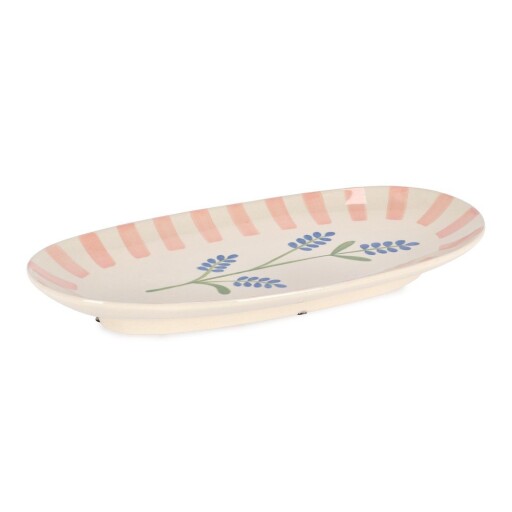 Farfurie roz/crem pentru servire Daryel – Yes Everyday
