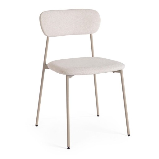 Scaun de dining taupe tapițat Inka – Yes Everyday