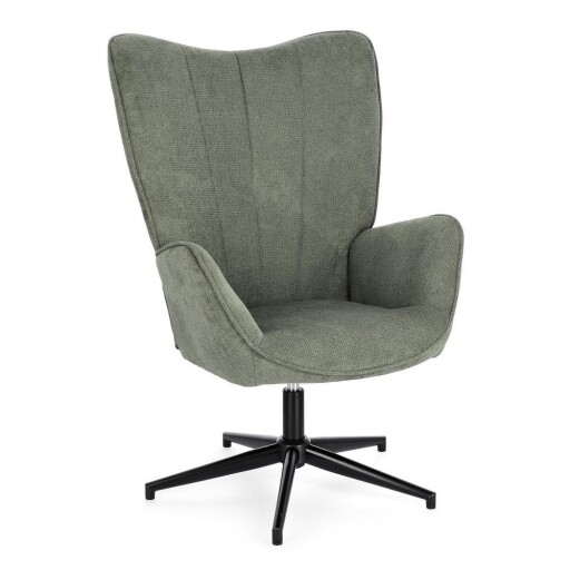 Fotoliu verde pivotant Inas – Bizzotto