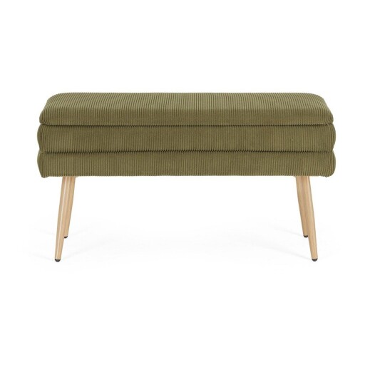 Bancă verde capitonată Olga – Bizzotto