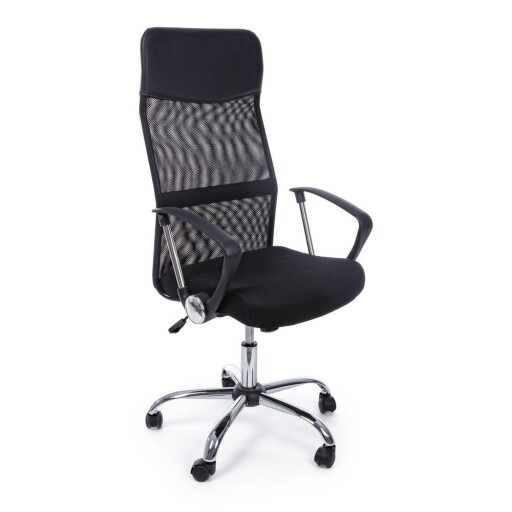 Scaun de birou negru tapițat Dakar – Yes Everyday