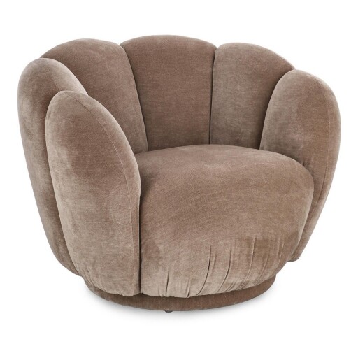 Fotoliu taupe Tulip – Bizzotto