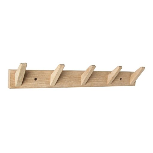 Cuier de perete în culoare naturală deschisă din lemn de stejar 57 cm Daiki – Yes Everyday