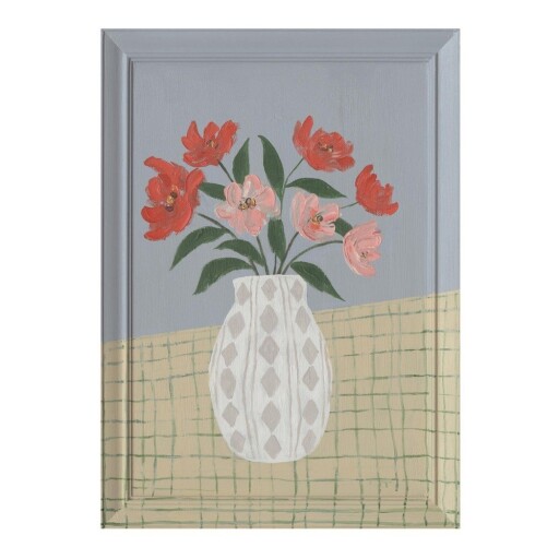 Tablou pictat manual cu ramă/pe pânză 50x70 cm Village – Bizzotto