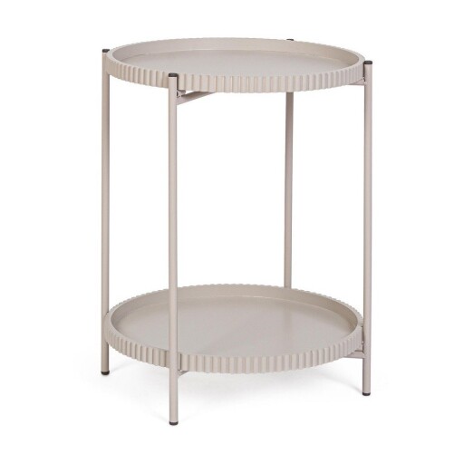 Măsuță auxiliară rotundă din metal ø 42 cm Herdys – Yes Everyday