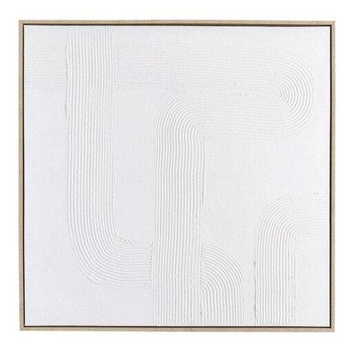 Tablou pictat manual cu ramă/pe pânză 83x83 cm Texture – Bizzotto