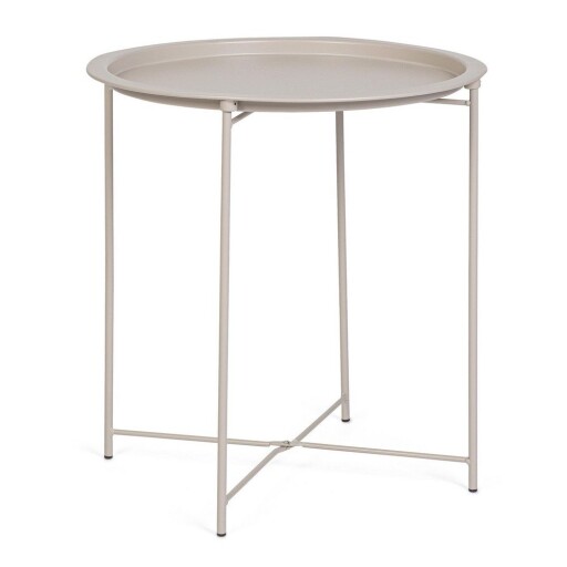 Măsuță auxiliară rotundă din metal ø 47 cm Hilmar – Yes Everyday