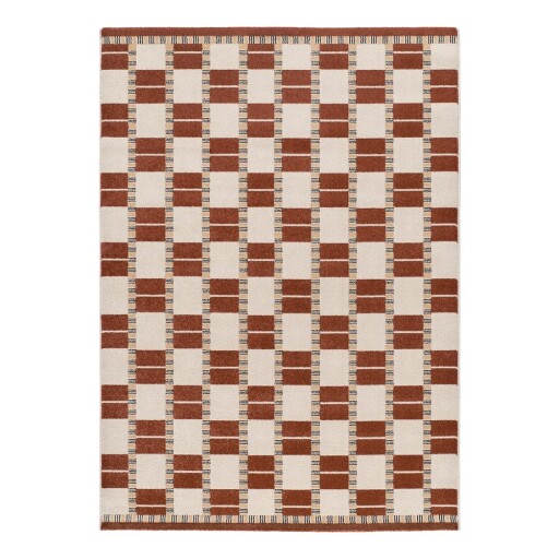Covor bej/teracotă 80x150 cm Astra – Universal