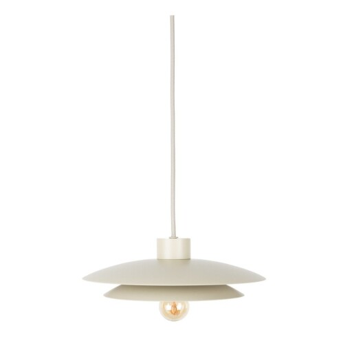 Lustră bej din metal ø 26,5 cm Wubbo – White Label