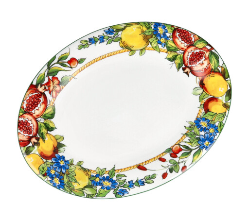 Platou pentru servire, Prospero, Brandani, 30x23 cm, portelan New Bone China