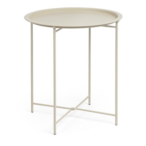 Măsuță de grădină rotundă din oțel ø 46 cm Austin – Bizzotto