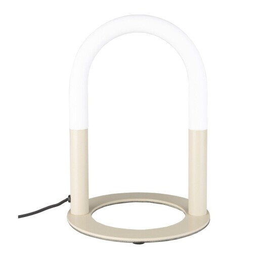 Veioză bej LED cu intensitate reglabilă din metal (înălțime 36 cm) Arch – Zuiver