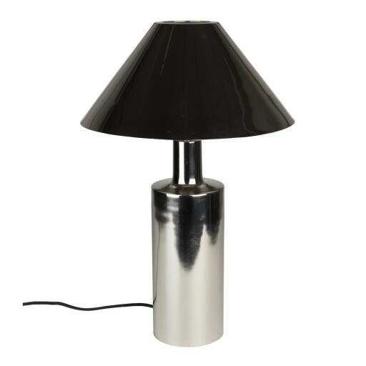 Veioză argintie din metal cu abajur din metal (înălțime 53 cm) Wonders – Zuiver