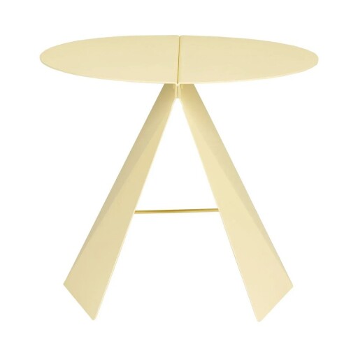 Măsuță auxiliară rotundă din metal 45x46 cm Foldy – Zuiver