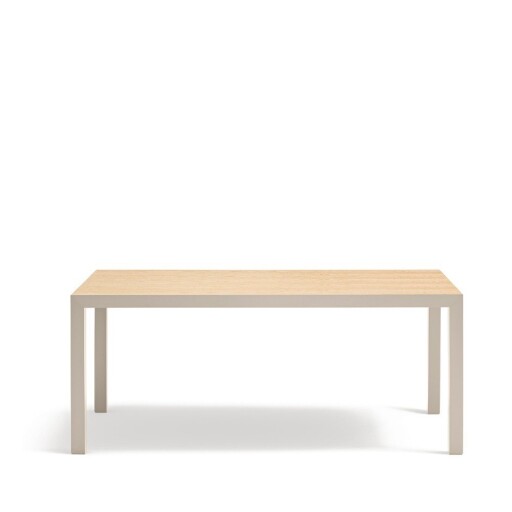 Masă de dining cu blat din lemn de stejar 75x180 cm Alma – Teulat