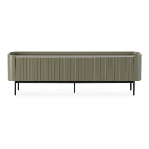 Comodă TV verde 180x55x40 cm Willa – MOME