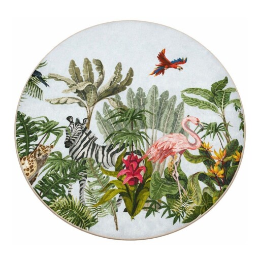 Covor pentru copii lavabil ø120 cm Jungle – Mila Home