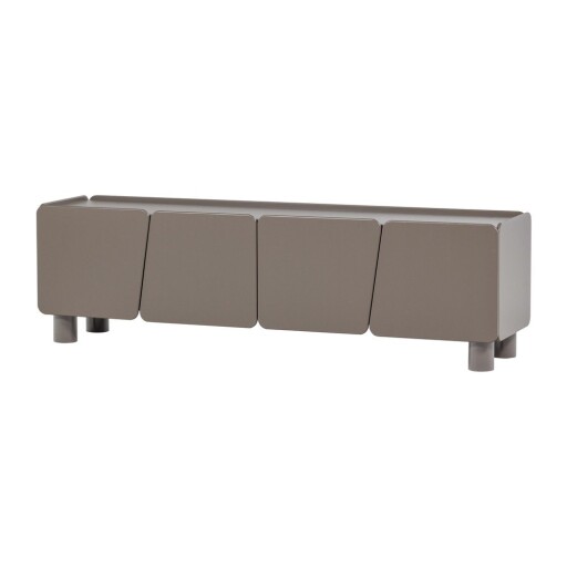 Comodă TV maro din lemn de pin 200x58x45 cm Root – WOOOD