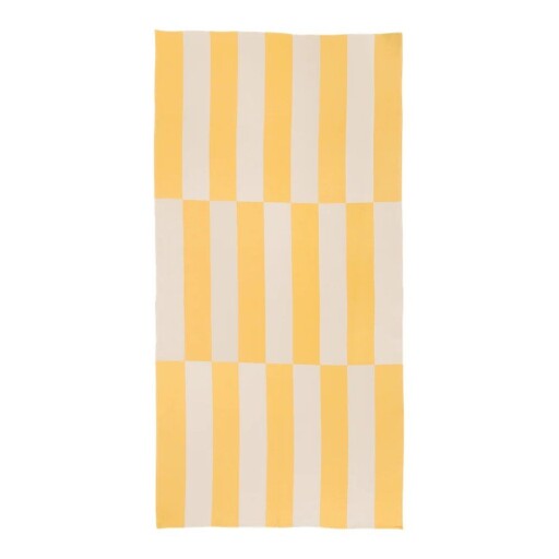 Prosop de plajă galben din bumbac 100x160 cm Su – noo.ma