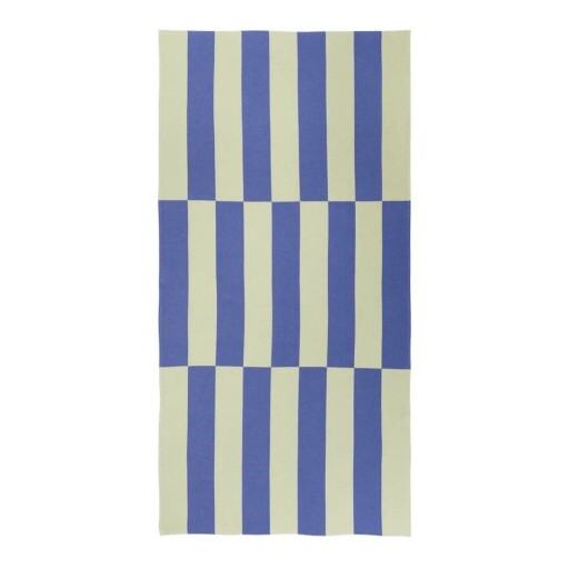 Prosop de plajă galben deschis/albastru din bumbac 100x160 cm Su – noo.ma