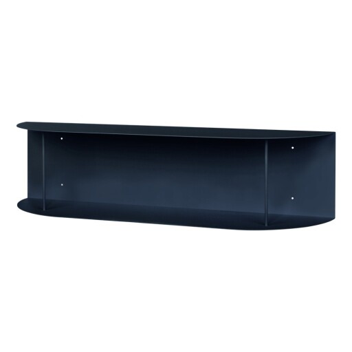 Raft albastru închis etajat din metal 80 cm Lina – noo.ma