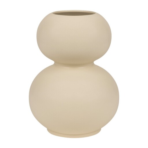 Vază bej din ceramică (înălțime 36 cm) Tuga – noo.ma