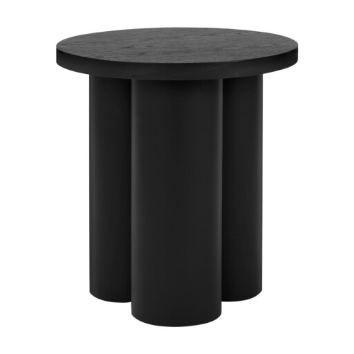 Scaun tip taburet negru Oly – noo.ma