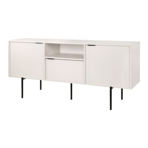 Comodă TV grej 180x79x50 cm Bau – noo.ma