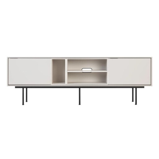 Comodă TV grej 189x61x42 cm Mod – noo.ma