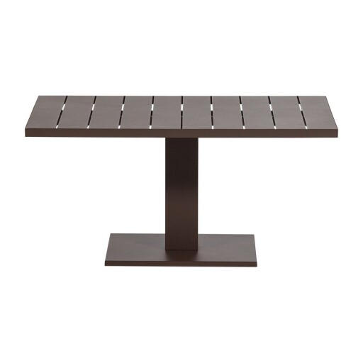 Masă de grădină din metal 80x100 cm Tesso – WOOOD